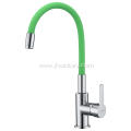 Modern Kitchen Sink Tap With Green Rubber